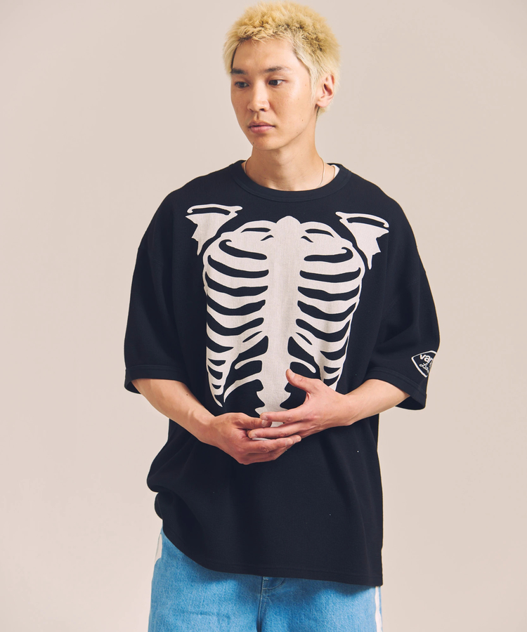 JACKROSE(ジャックローズ) |vanson/バンソン SKELTON BONES-Thermal SS Tee(MENS)