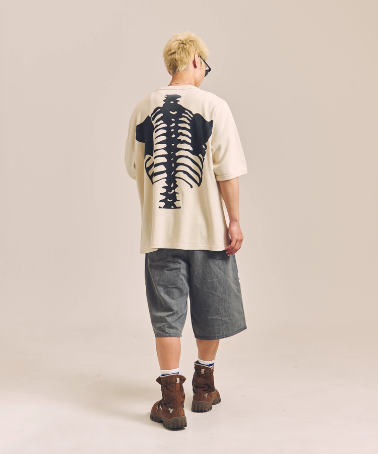 JACKROSE(ジャックローズ) |vanson/バンソン SKELTON BONES-Thermal SS Tee(MENS)