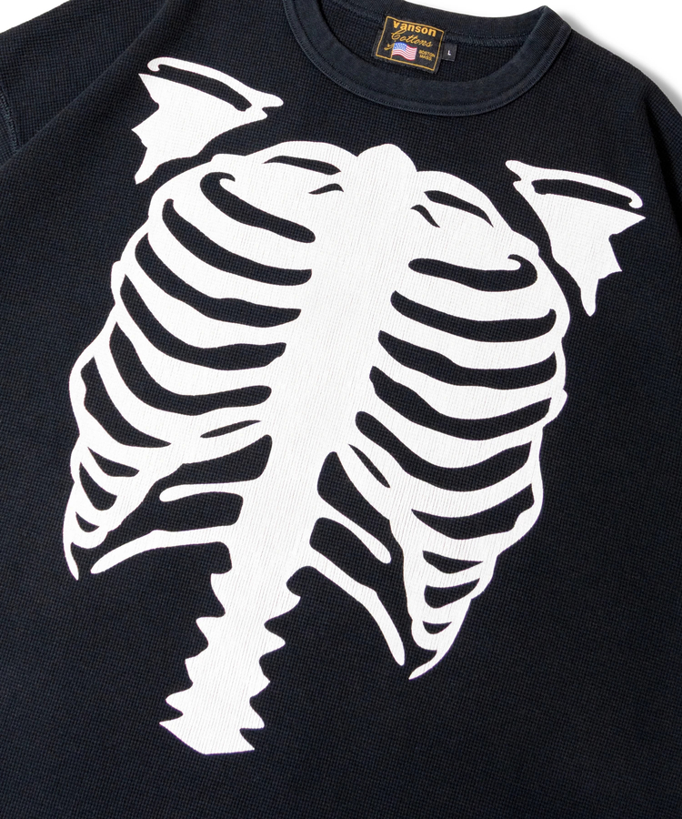 JACKROSE(ジャックローズ) |vanson/バンソン SKELTON BONES-Thermal SS Tee(MENS)