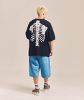 JACKROSE(ジャックローズ) |vanson/バンソン SKELTON BONES-Denim Shorts(MENS)