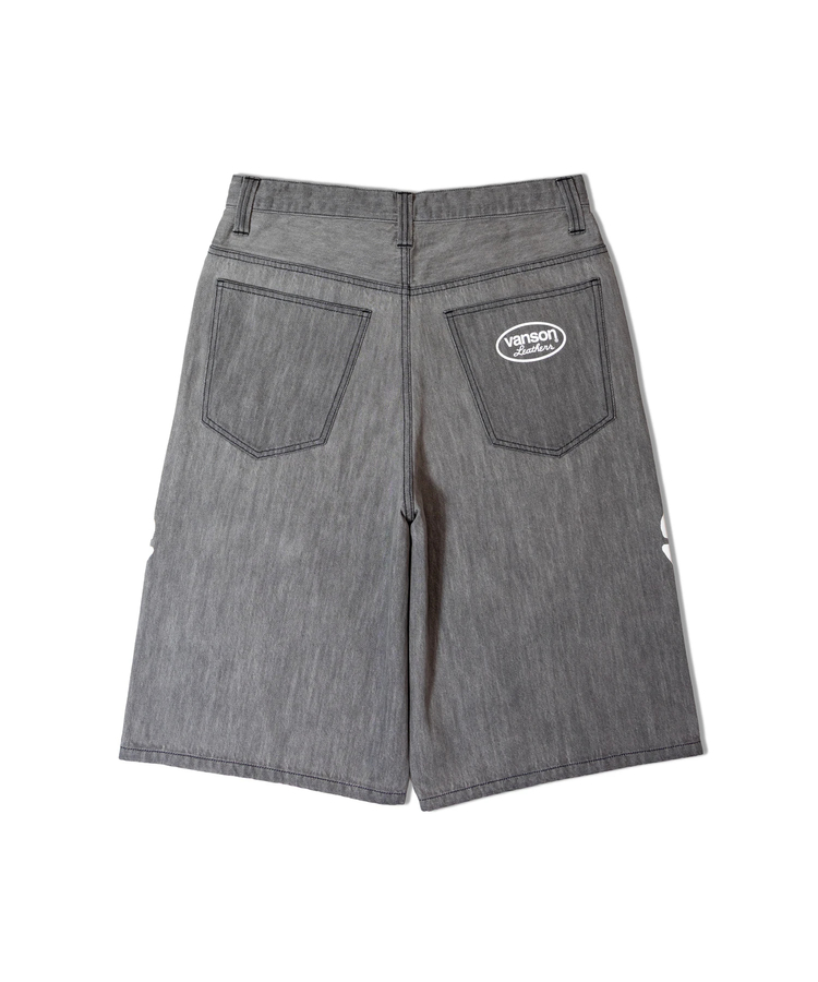 JACKROSE(ジャックローズ) |vanson/バンソン SKELTON BONES-Denim Shorts(MENS)