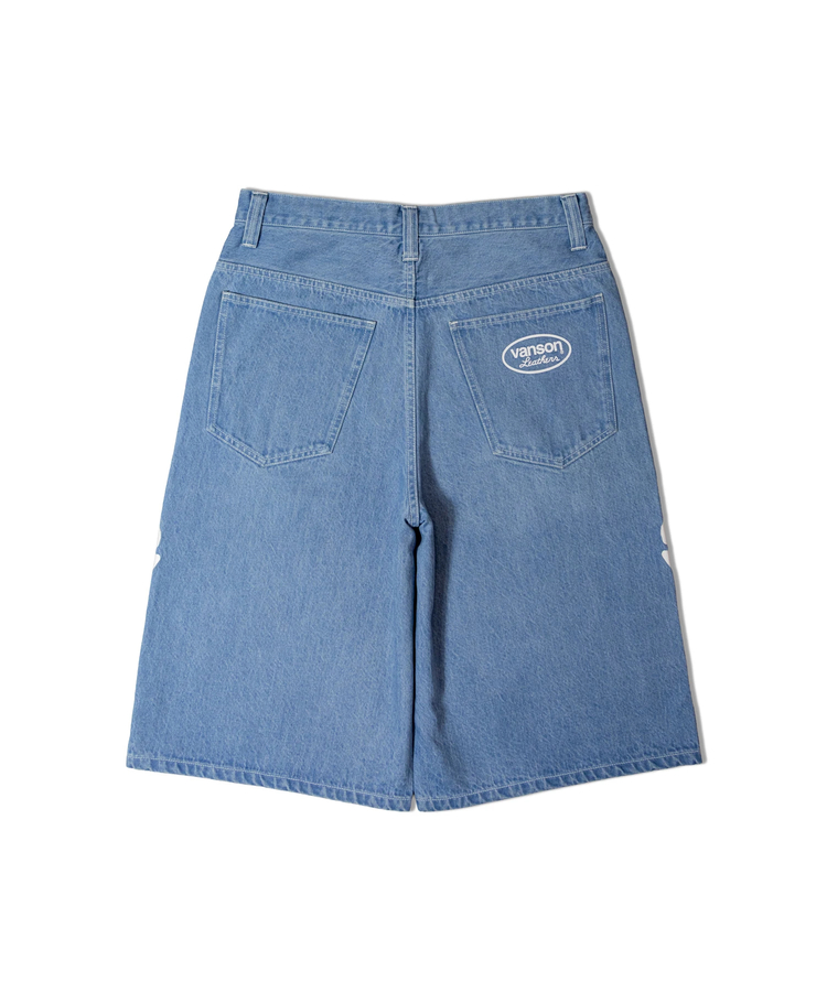 JACKROSE(ジャックローズ) |vanson/バンソン SKELTON BONES-Denim Shorts(MENS)