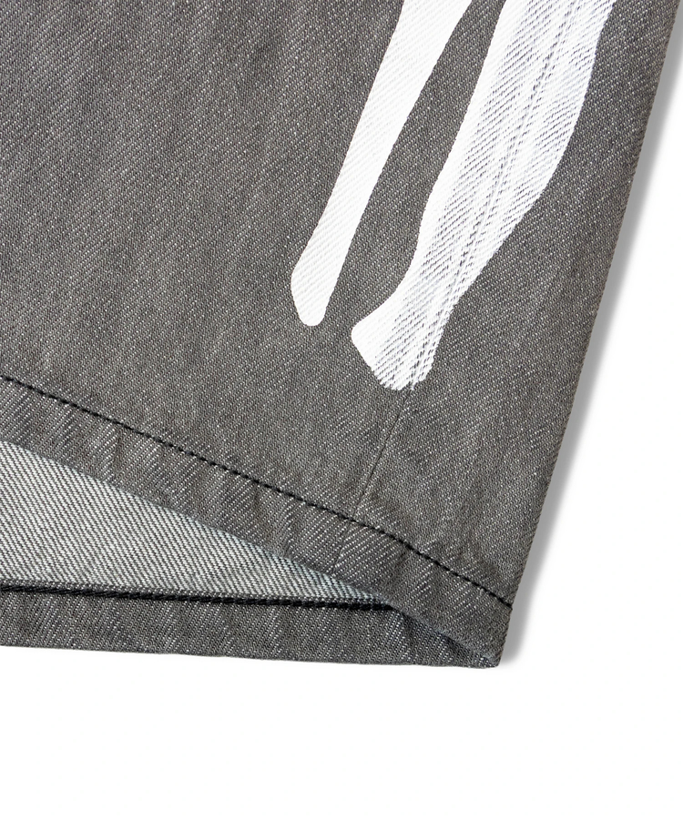 JACKROSE(ジャックローズ) |vanson/バンソン SKELTON BONES-Denim Shorts(MENS)