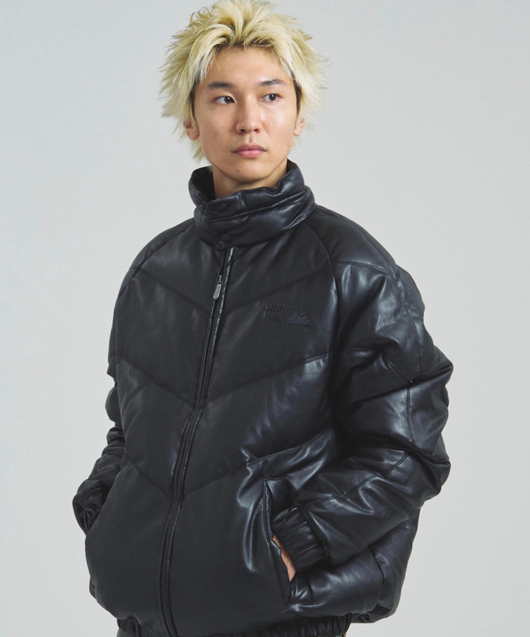 JACKROSE(ジャックローズ) |FIRST DOWN/ファーストダウン RITZ PU Leather V-Down JKT SMU(MENS)