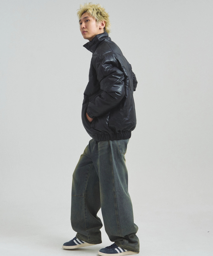 JACKROSE(ジャックローズ) |FIRST DOWN/ファーストダウン RITZ PU Leather V-Down JKT SMU(MENS)