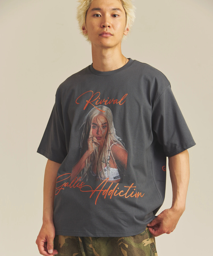 JACKROSE(ジャックローズ) |GA GLITTER GIRL-PHOTO SS TEE(MENS)