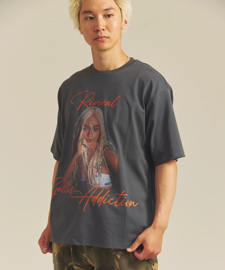 JACKROSE(ジャックローズ) |GA GLITTER GIRL-PHOTO SS TEE(MENS)