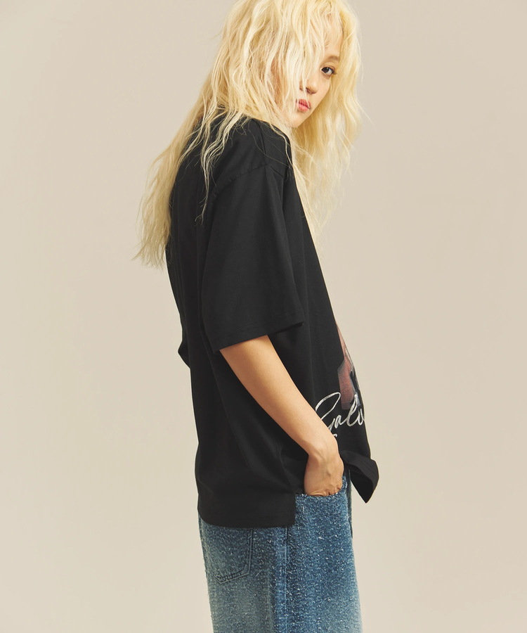 JACKROSE(ジャックローズ) |GA GLITTER GIRL-PHOTO SS TEE(MENS)