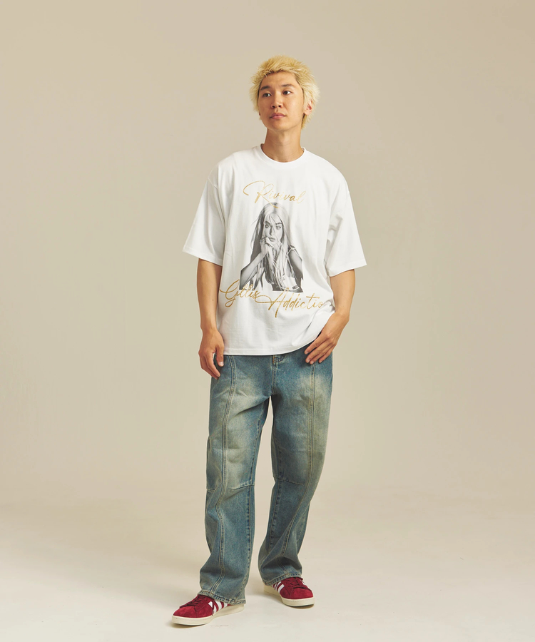 JACKROSE(ジャックローズ) |GA GLITTER GIRL-PHOTO SS TEE(MENS)