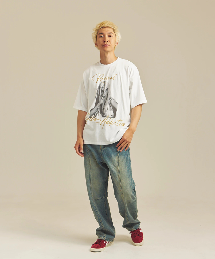 JACKROSE(ジャックローズ) |GA GLITTER GIRL-PHOTO SS TEE(MENS)