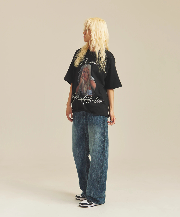 JACKROSE(ジャックローズ) |GA GLITTER GIRL-PHOTO SS TEE(MENS)