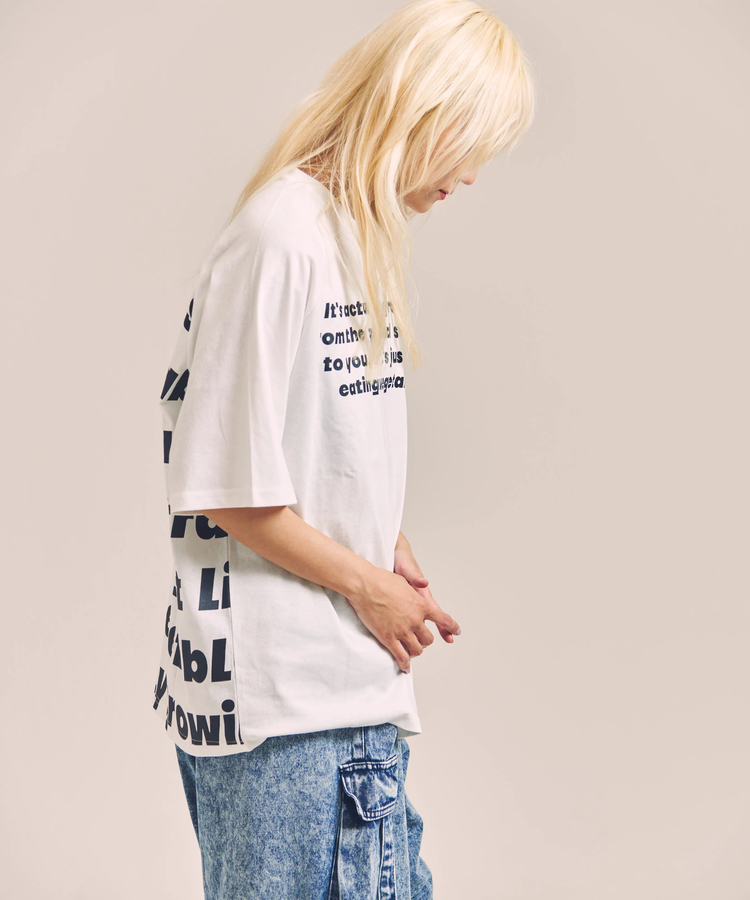 JACKROSE(ジャックローズ) |GA MESSAGE-LOGO SS TEE(MENS)