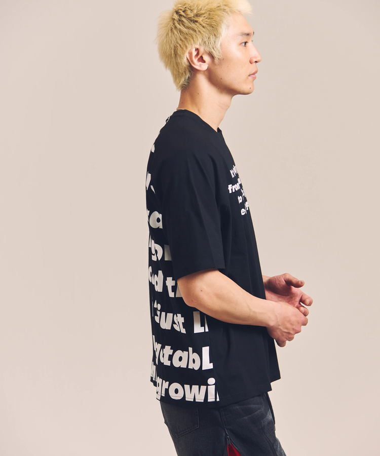JACKROSE(ジャックローズ) |GA MESSAGE-LOGO SS TEE(MENS)