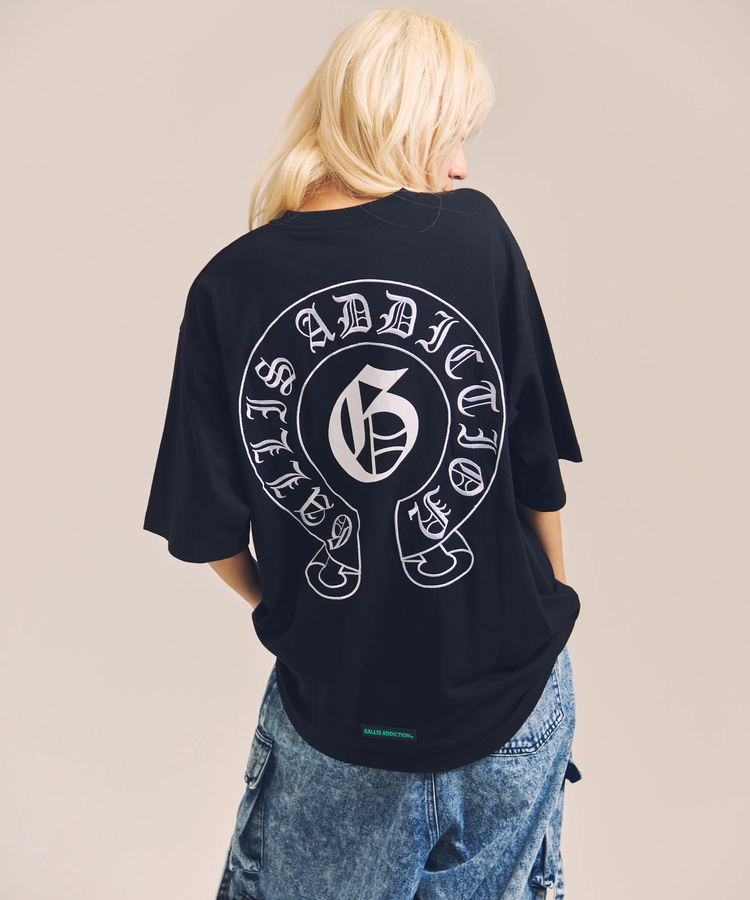 JACKROSE(ジャックローズ) |GA HORSESHOE刺繍 SS TEE(MENS)