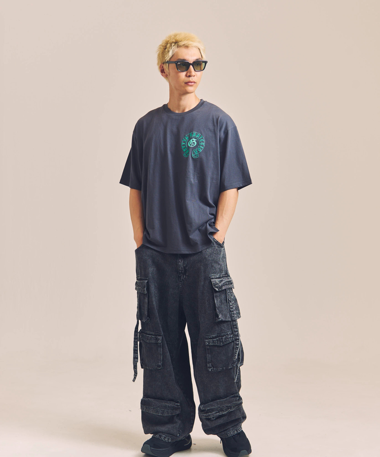 JACKROSE(ジャックローズ) |GA HORSESHOE刺繍 SS TEE(MENS)