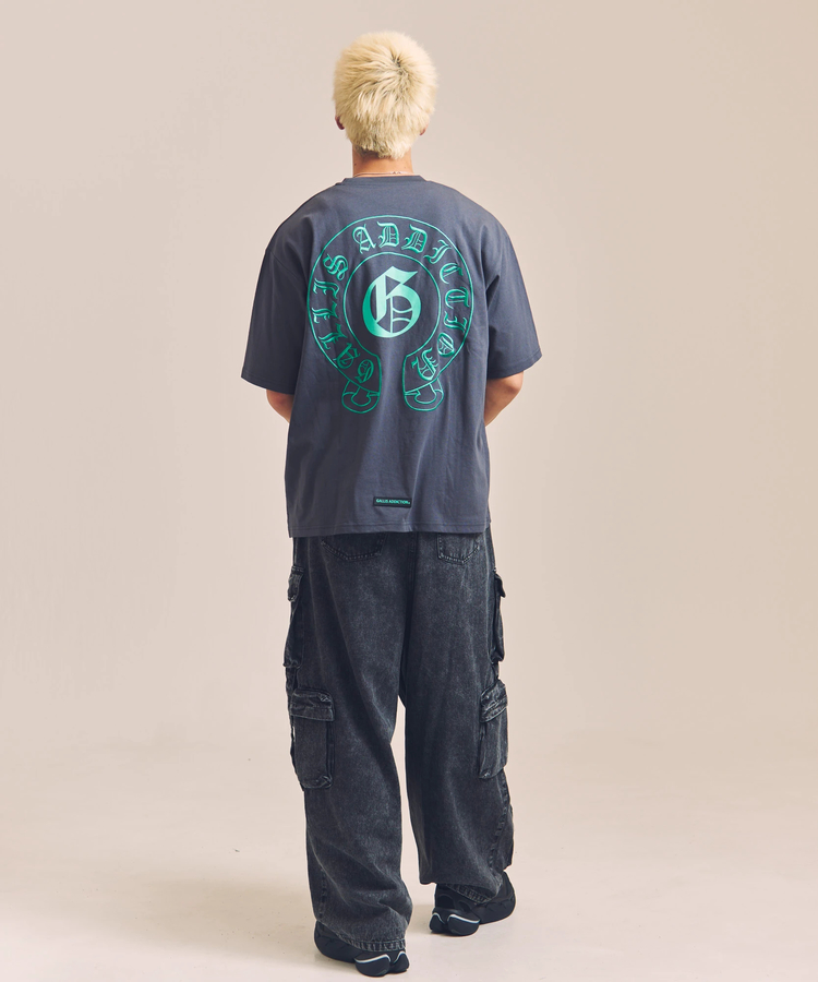 JACKROSE(ジャックローズ) |GA HORSESHOE刺繍 SS TEE(MENS)