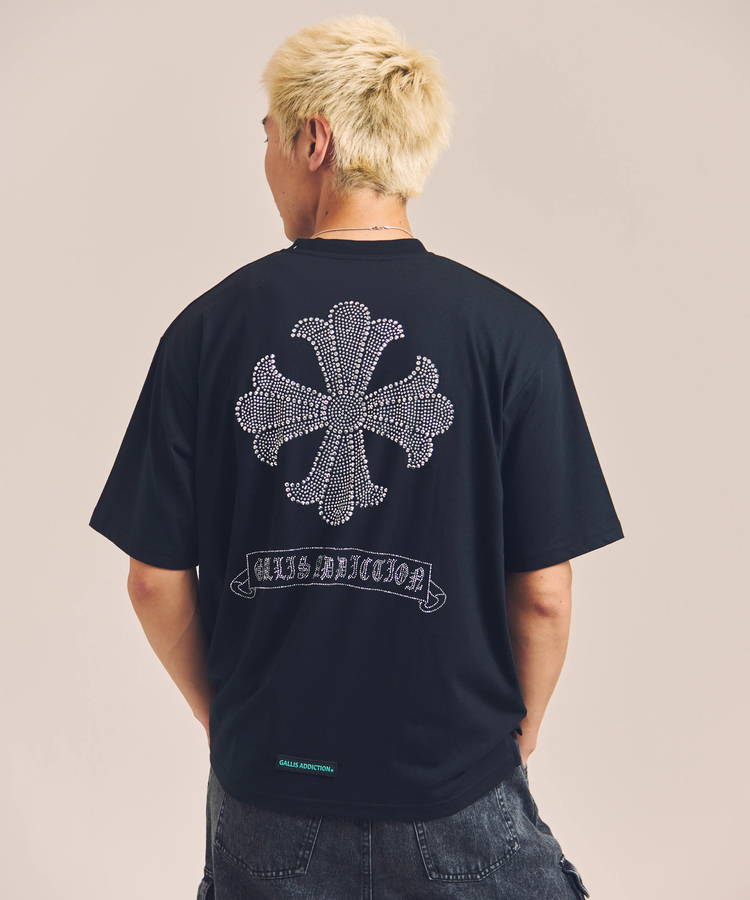 JACKROSE(ジャックローズ) |GA T/C CROSS-STONE SS TEE(MENS)
