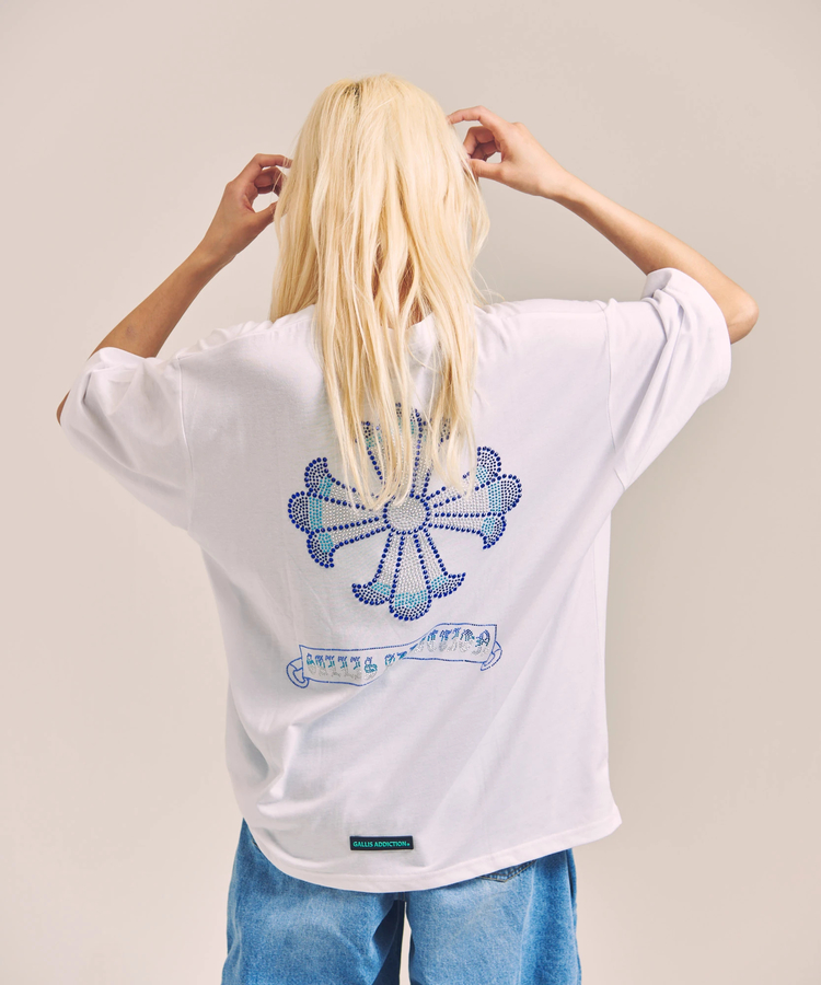 JACKROSE(ジャックローズ) |GA T/C CROSS-STONE SS TEE(MENS)