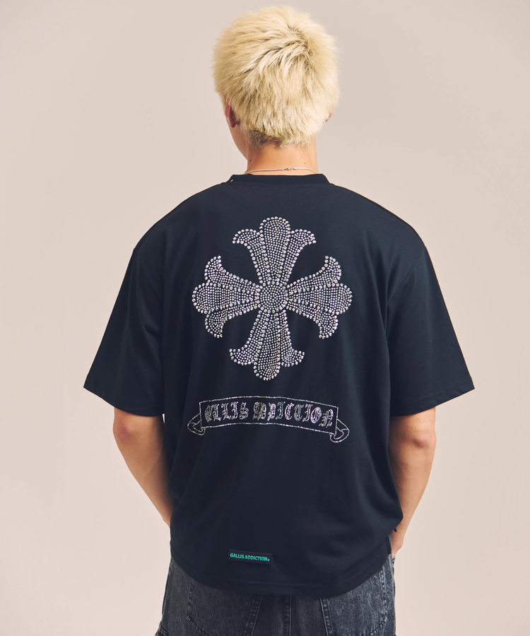 JACKROSE(ジャックローズ) |GA T/C CROSS-STONE SS TEE(MENS)