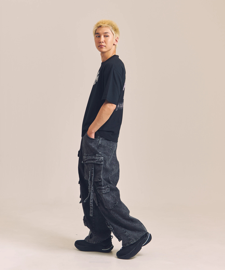 JACKROSE(ジャックローズ) |GA T/C CROSS-STONE SS TEE(MENS)