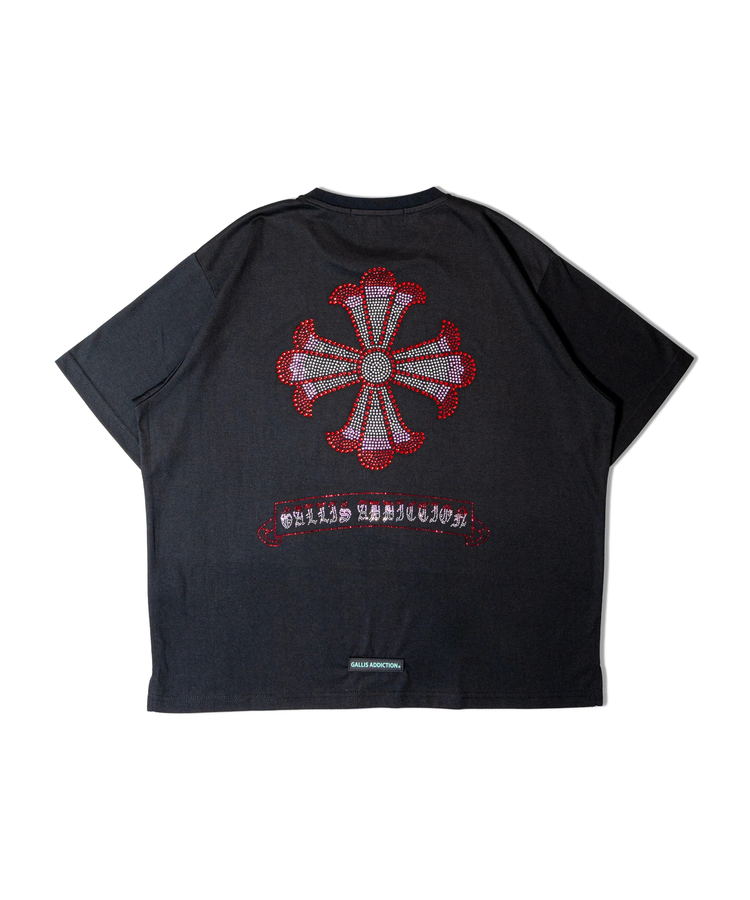 JACKROSE(ジャックローズ) |GA T/C CROSS-STONE SS TEE(MENS)