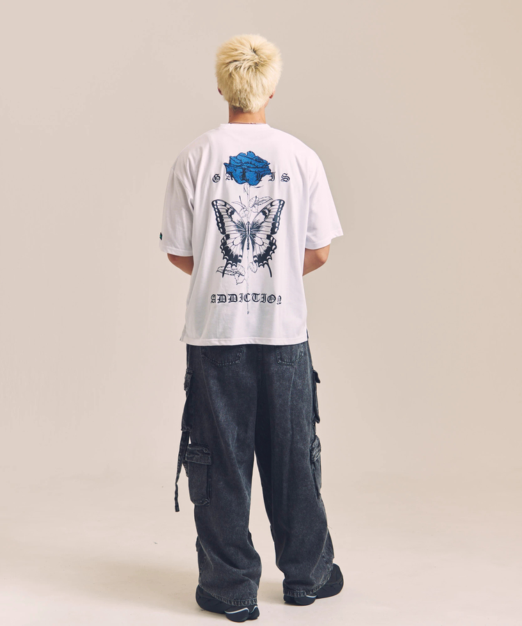 JACKROSE(ジャックローズ) |GA T/C BUTTERFLY SS TEE(MENS)