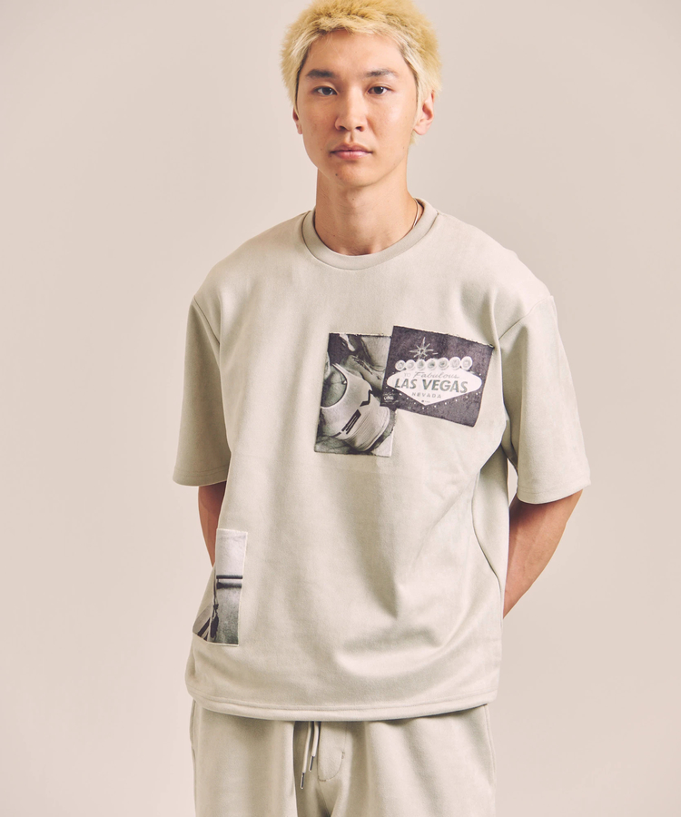 JACKROSE(ジャックローズ) |GA SUEDE RANDOM-PHOTO SS TEE *セットアップ対応(MENS)