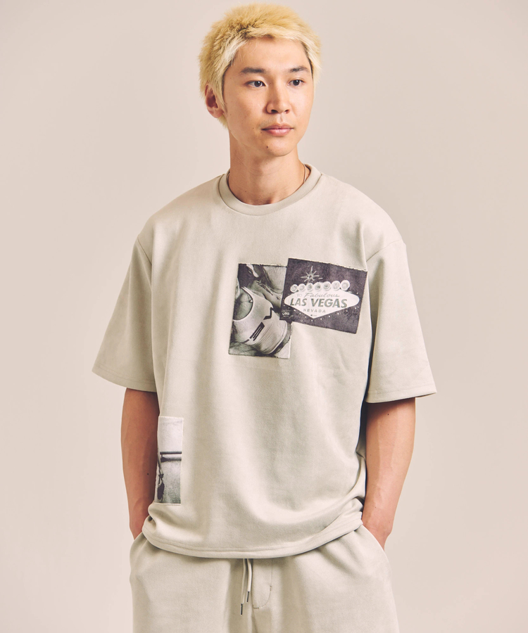 JACKROSE(ジャックローズ) |GA SUEDE RANDOM-PHOTO SS TEE *セットアップ対応(MENS)