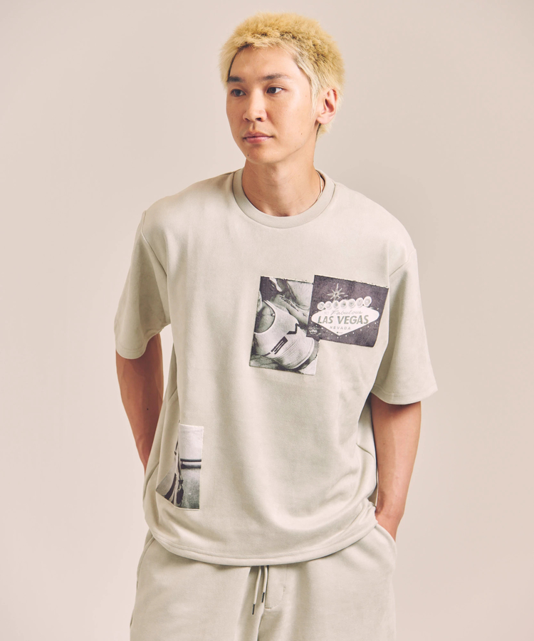 JACKROSE(ジャックローズ) |GA SUEDE RANDOM-PHOTO SS TEE *セットアップ対応(MENS)