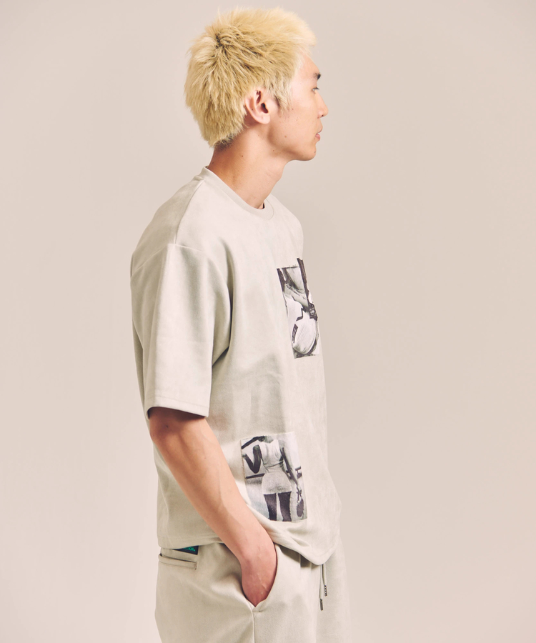 JACKROSE(ジャックローズ) |GA SUEDE RANDOM-PHOTO SS TEE *セットアップ対応(MENS)