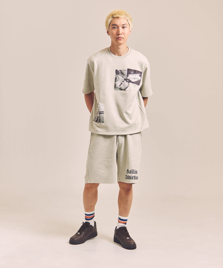 JACKROSE(ジャックローズ) |GA SUEDE RANDOM-PHOTO SS TEE *セットアップ対応(MENS)