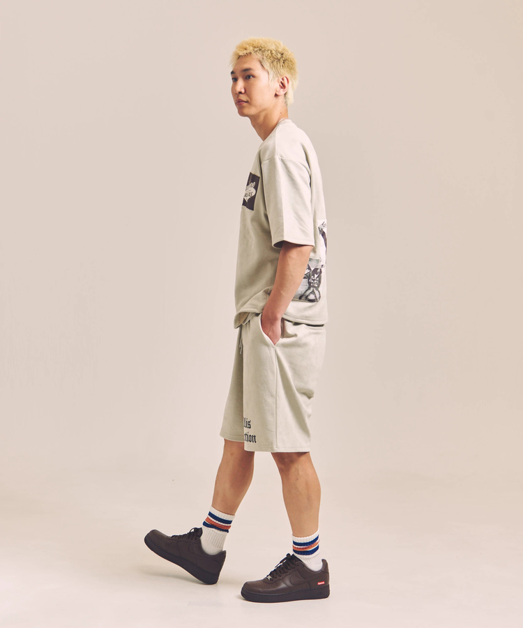 JACKROSE(ジャックローズ) |GA SUEDE RAINBOW-REFLECTOR SHORTS *セットアップ対応(MENS)