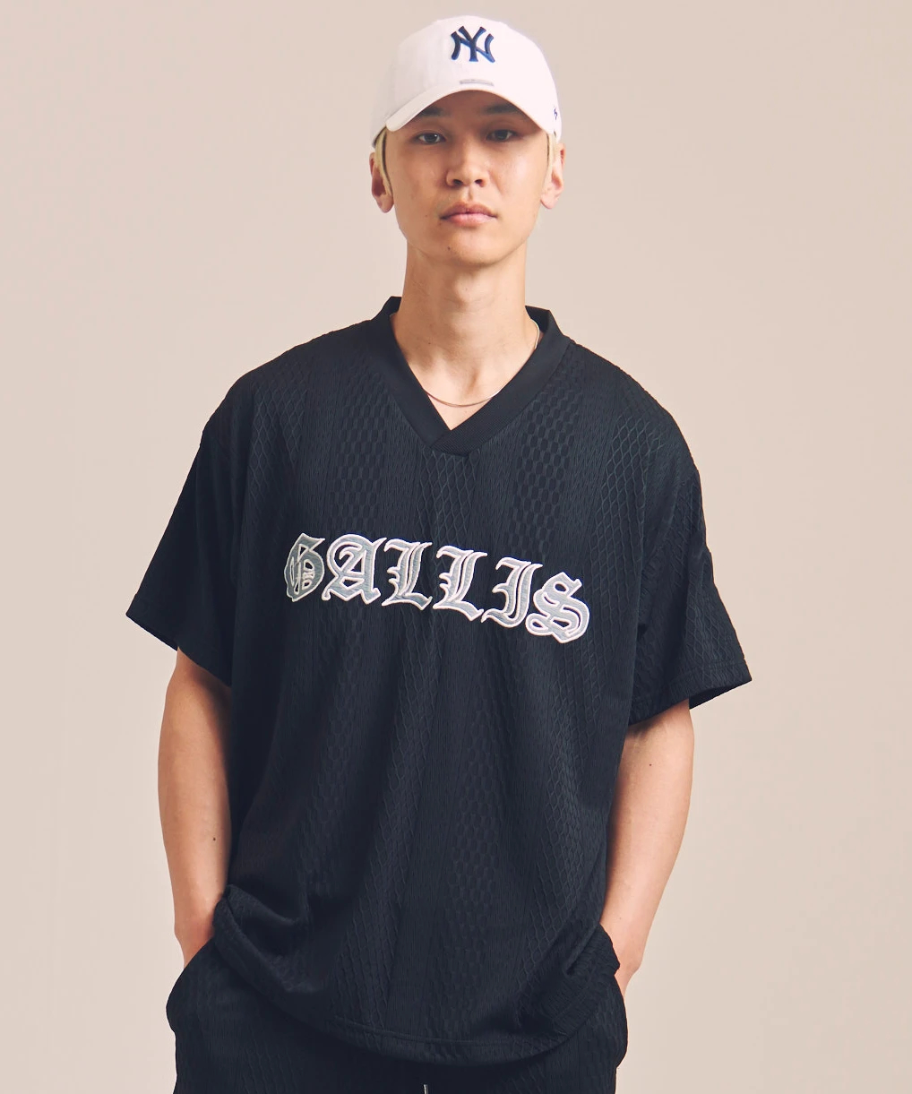 「高評価！」注目のレビュ GA JACQUARD O.E V-TEE＊セットアップ対応(MENS)｜ファッション ジャケット・アウター
