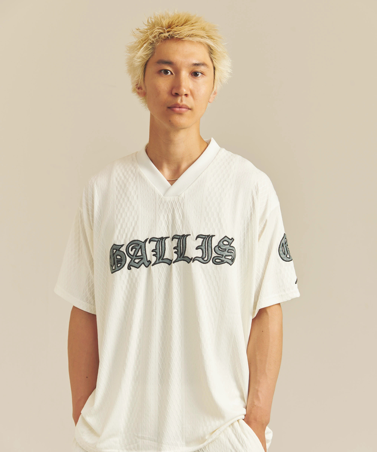JACKROSE(ジャックローズ) |GA JACQUARD O.E V-SS TEE *セットアップ対応(MENS)