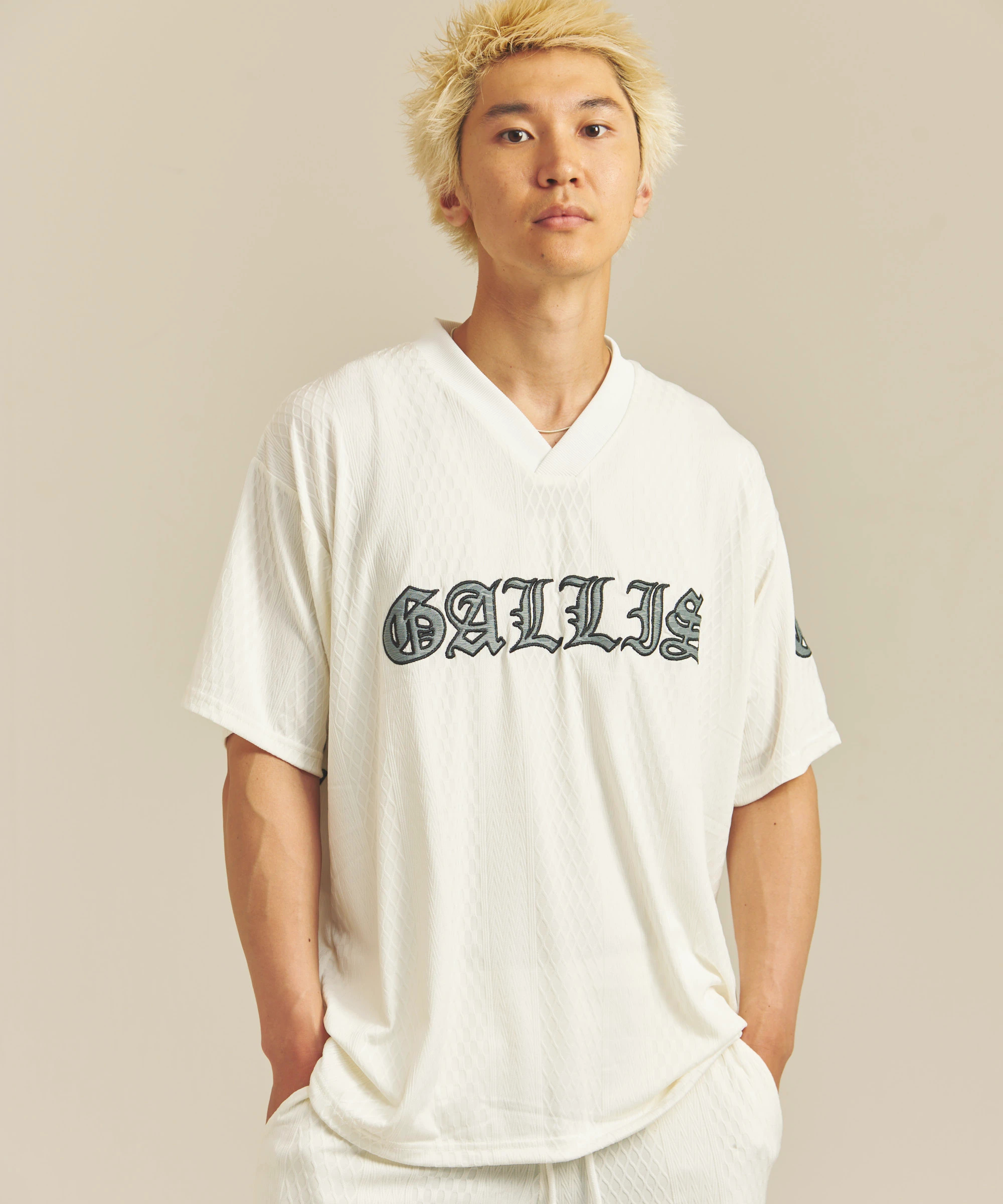 GA JACQUARD O.E V-TEE＊セットアップ対応(MENS)｜ファッション
