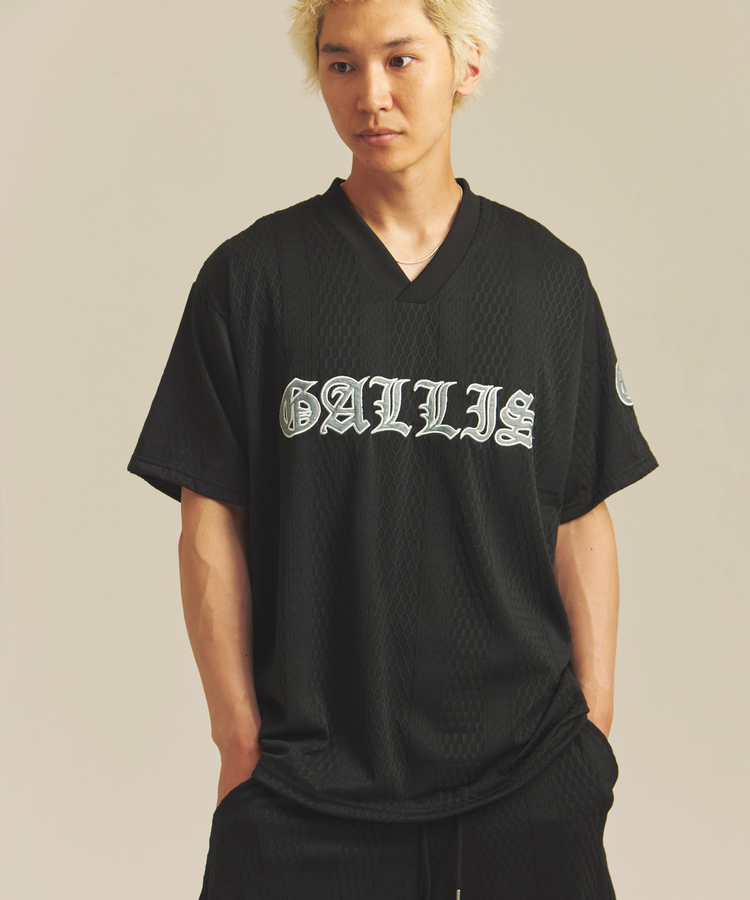 JACKROSE(ジャックローズ) |GA JACQUARD O.E V-SS TEE *セットアップ対応(MENS)