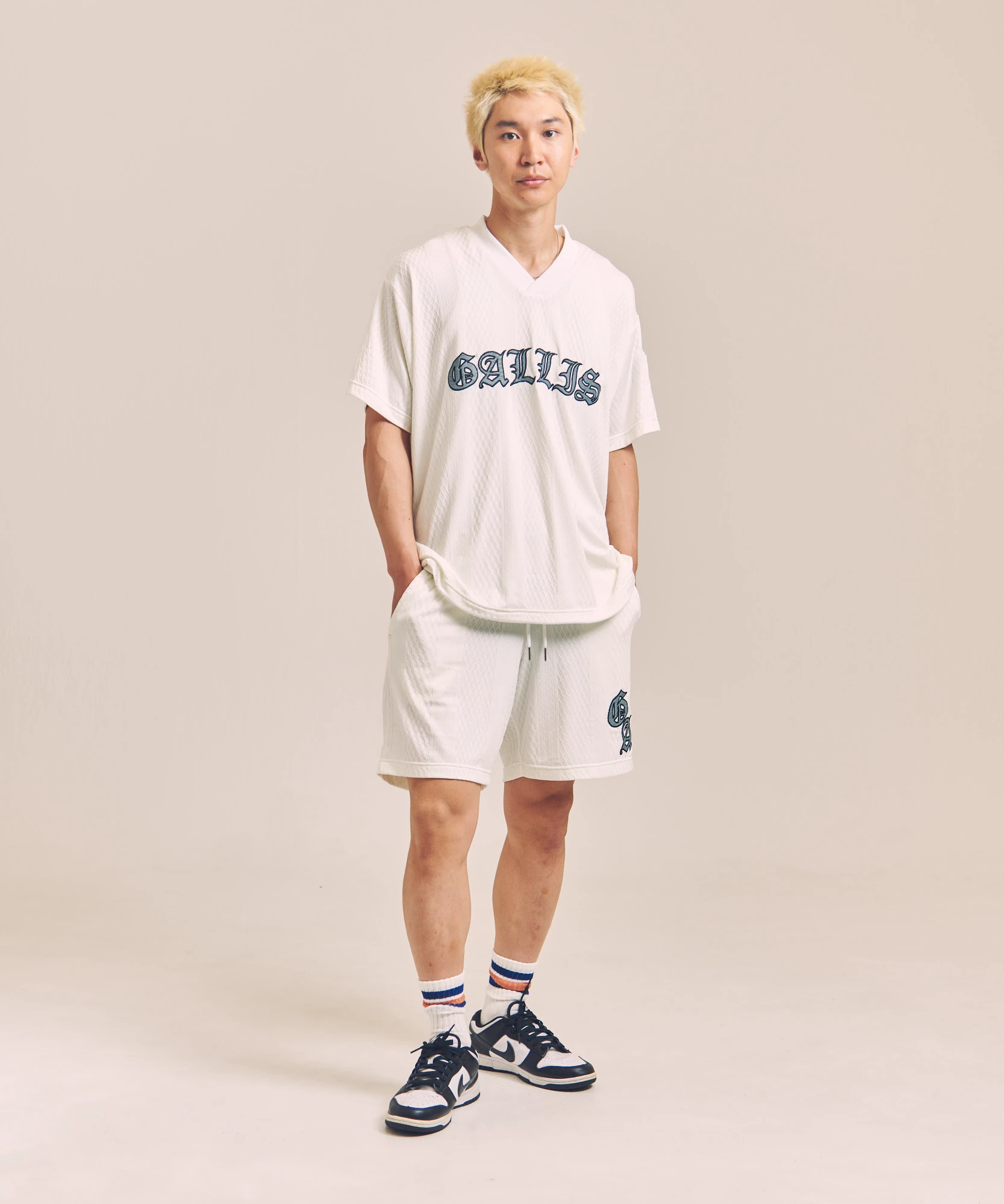 GA JACQUARD O.E V-TEE＊セットアップ対応(MENS)｜ファッション