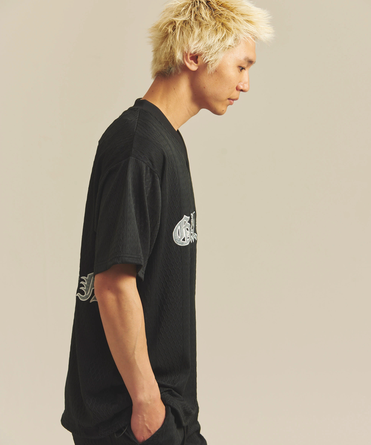 JACKROSE(ジャックローズ) |GA JACQUARD O.E V-SS TEE *セットアップ対応(MENS)