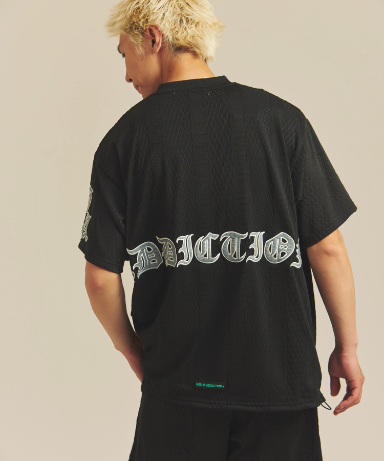 JACKROSE(ジャックローズ) |GA JACQUARD O.E V-SS TEE *セットアップ対応(MENS)
