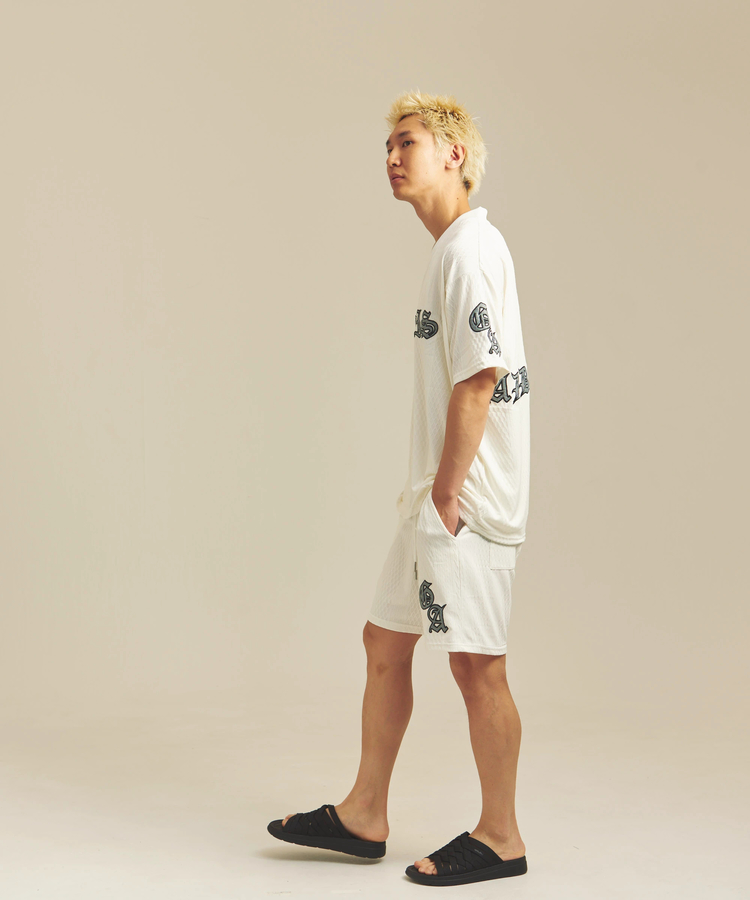 JACKROSE(ジャックローズ) |GA JACQUARD O.E V-SS TEE *セットアップ対応(MENS)