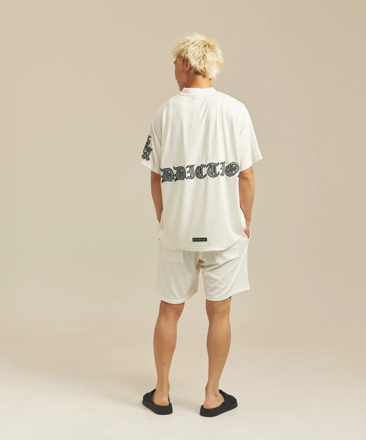 JACKROSE(ジャックローズ) |GA JACQUARD O.E V-SS TEE *セットアップ対応(MENS)