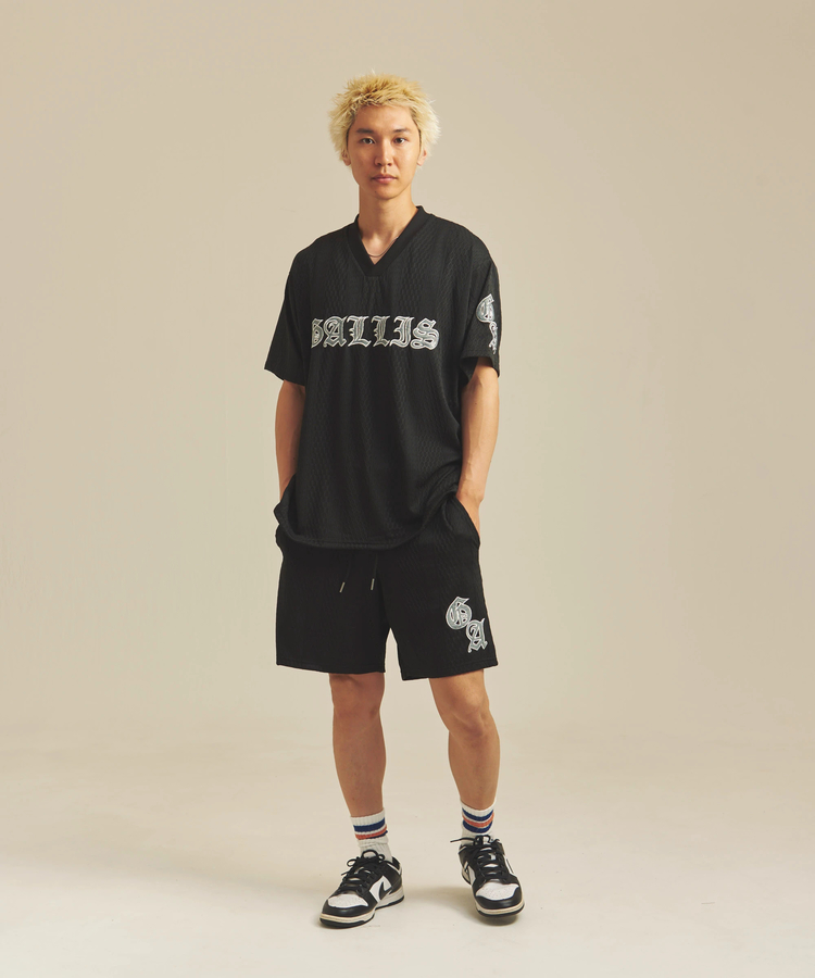 JACKROSE(ジャックローズ) |GA JACQUARD O.E V-SS TEE *セットアップ対応(MENS)
