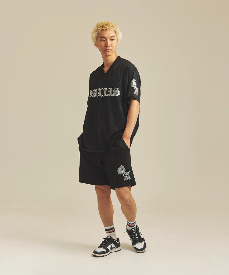 JACKROSE(ジャックローズ) |GA JACQUARD O.E V-SS TEE *セットアップ対応(MENS)