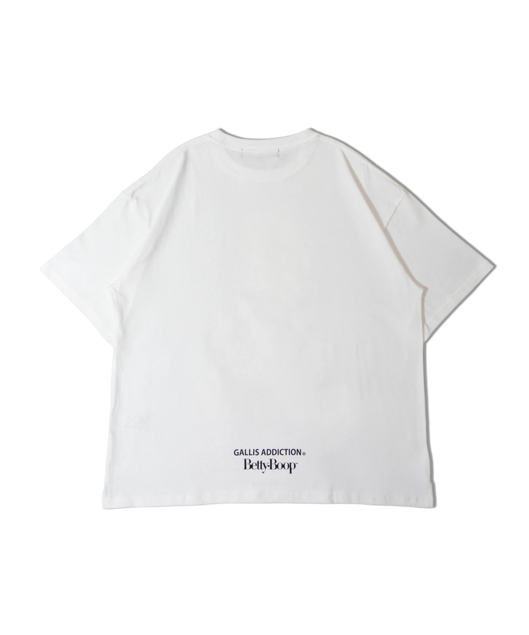 JACKROSE(ジャックローズ) |【BETTY BOOP×GALLIS ADDICTION】FRONT SITイラスト S/STEE(MENS)