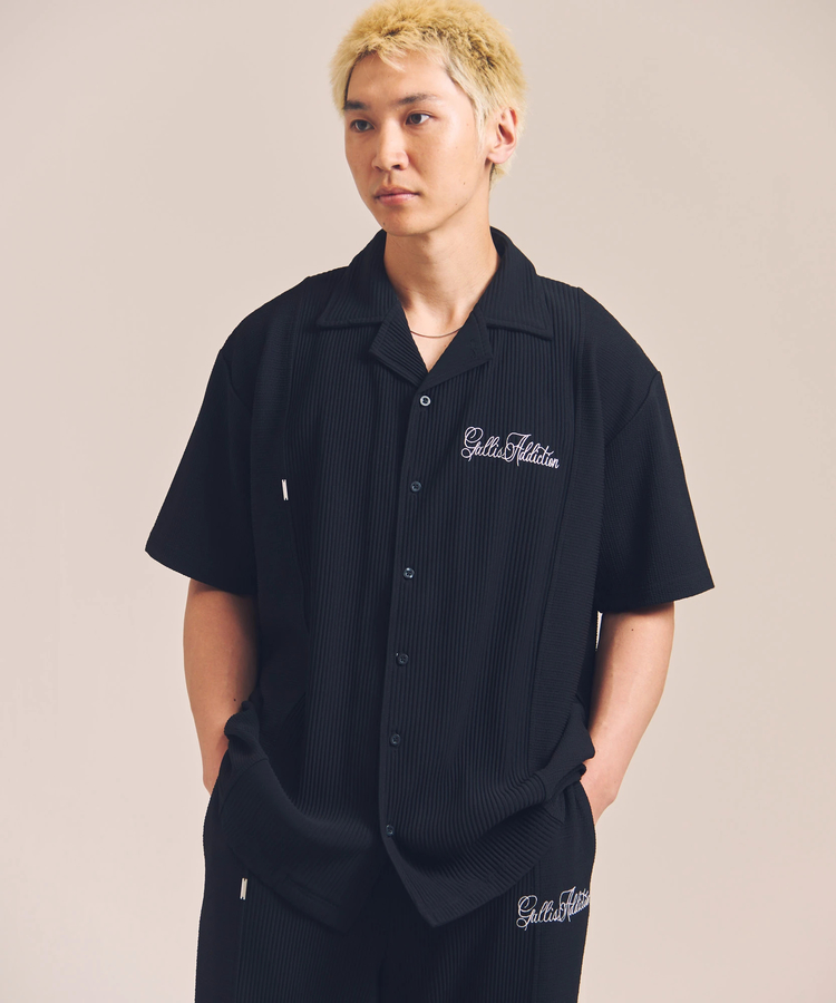 JACKROSE(ジャックローズ) |GA 切替PLEATS-S/S SHIRT *セットアップ対応(MENS)