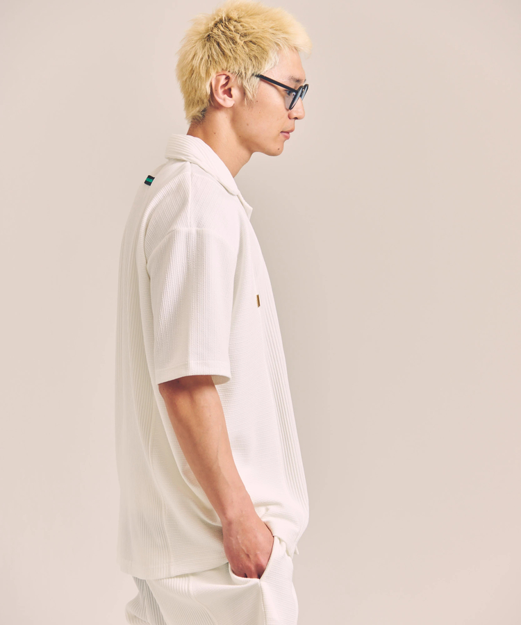 JACKROSE(ジャックローズ) |GA 切替PLEATS-S/S SHIRT *セットアップ対応(MENS)
