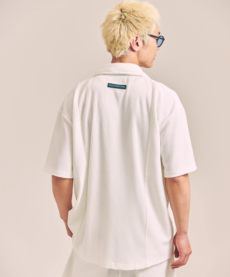 JACKROSE(ジャックローズ) |GA 切替PLEATS-S/S SHIRT *セットアップ対応(MENS)