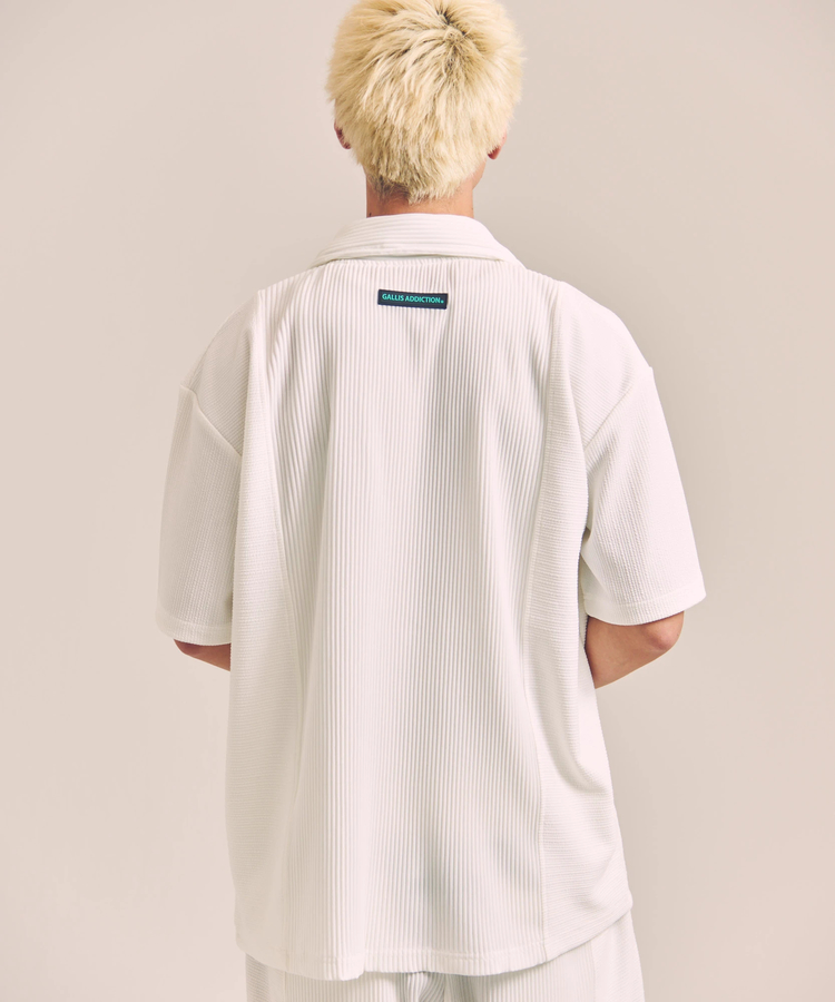 JACKROSE(ジャックローズ) |GA 切替PLEATS-S/S SHIRT *セットアップ対応(MENS)