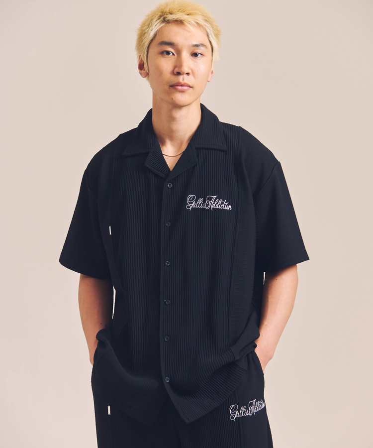 JACKROSE(ジャックローズ) |GA 切替PLEATS-S/S SHIRT *セットアップ対応(MENS)