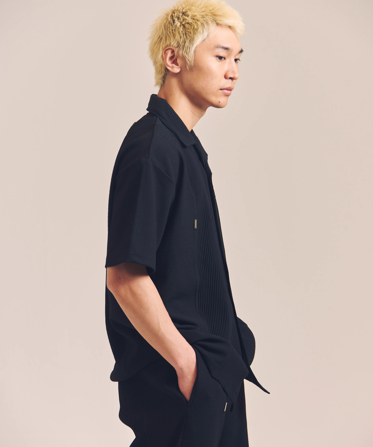 JACKROSE(ジャックローズ) |GA 切替PLEATS-S/S SHIRT *セットアップ対応(MENS)